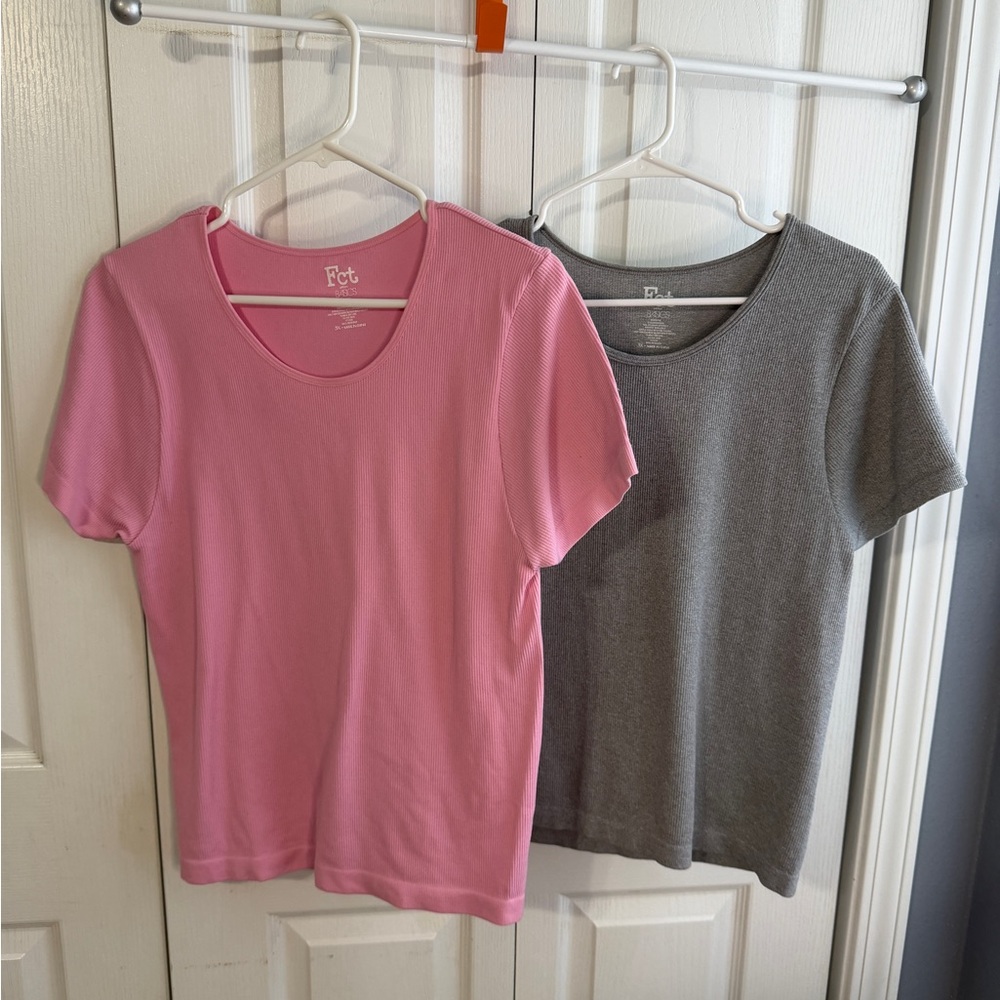 FCT Basics ribbed short sleeve lot of 2 tees size 3X